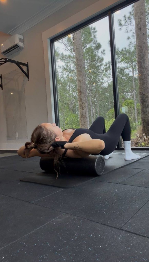 Myofascial release training with foam roller